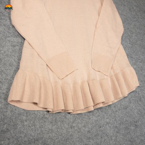 Lane Bryant Tunic Pullover Sweater Pink Long Sleeve Knit Women's 14/16 - Picture 9 of 11